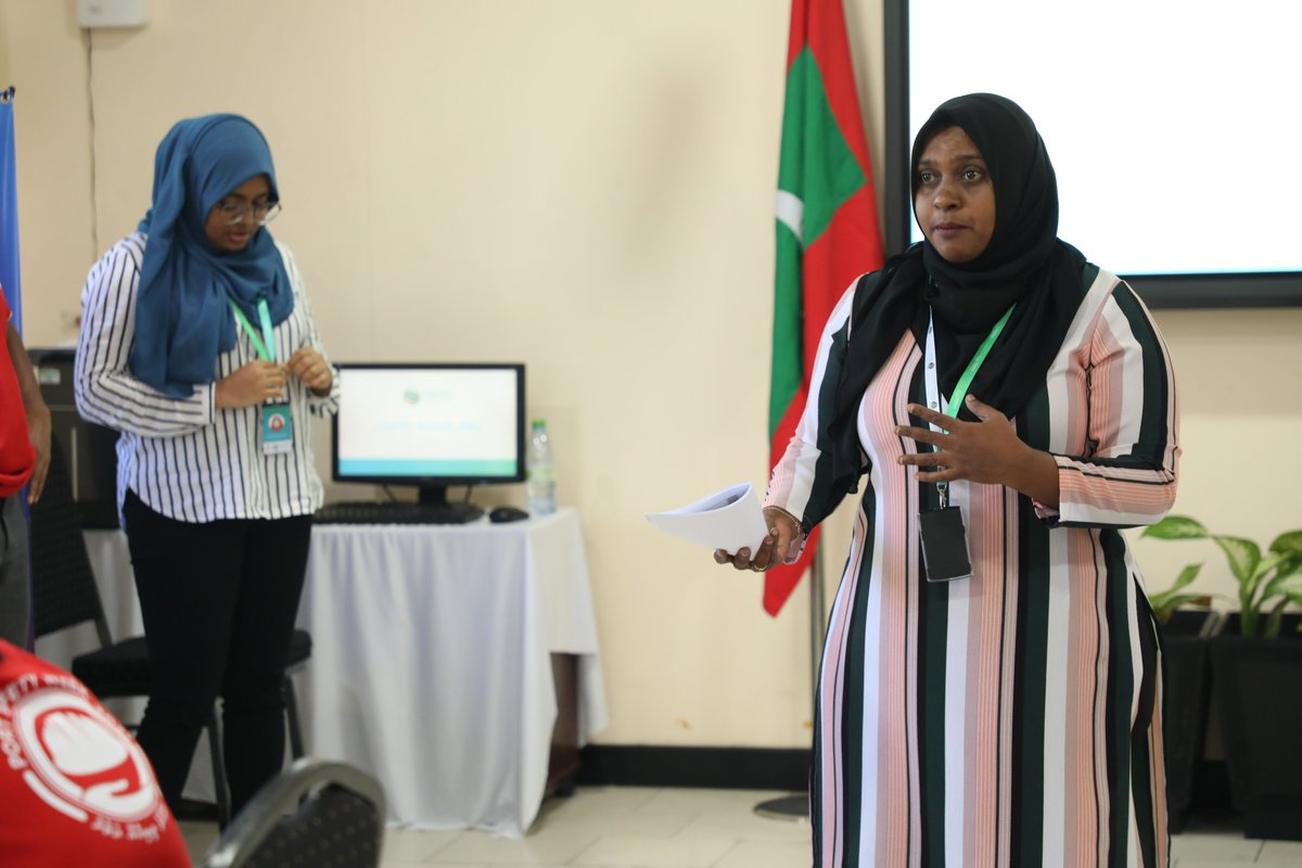 Portmv's tweet photo. #PortSafetyWeek: @NDMAmv conducted a "Disaster Management Awareness Session", sharing various scenarios that have occurred & potential risks a disaster can occur at a time. The main target of this session was to prepare our staff when a disaster happens & act appropriately. https://t.co/w3mYZmVEOQ