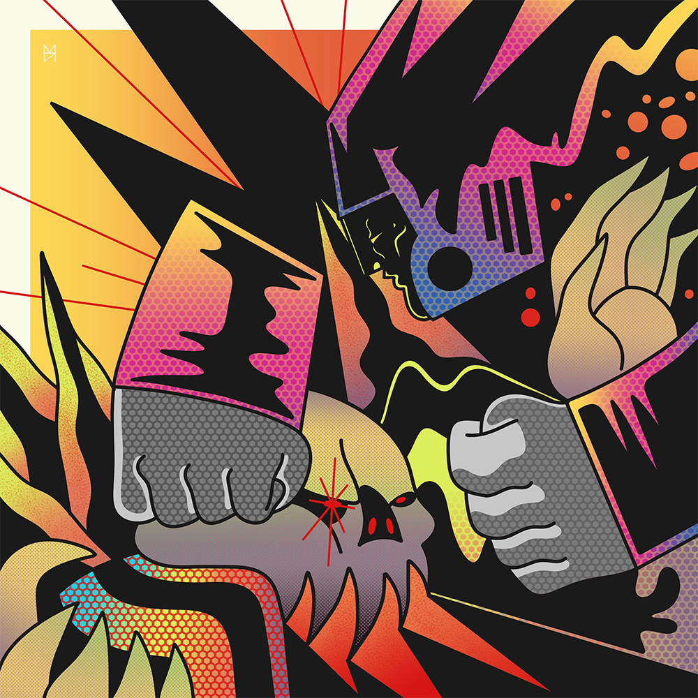 being_micro's tweet image. 💥 WedneZdrop💥

- Sacred Battle I -
Magno The Fi(r)st. Kreature The Sacred ; 1st form. rumbling .. like bebop. constant ; chaotic .. systemic. unsung neverending rhymes

/15 editions on Humble Folks @objktcom 
bit.ly/3HgRm9t

#CleanNFT #tezos #OBJKT #HumbleFolks