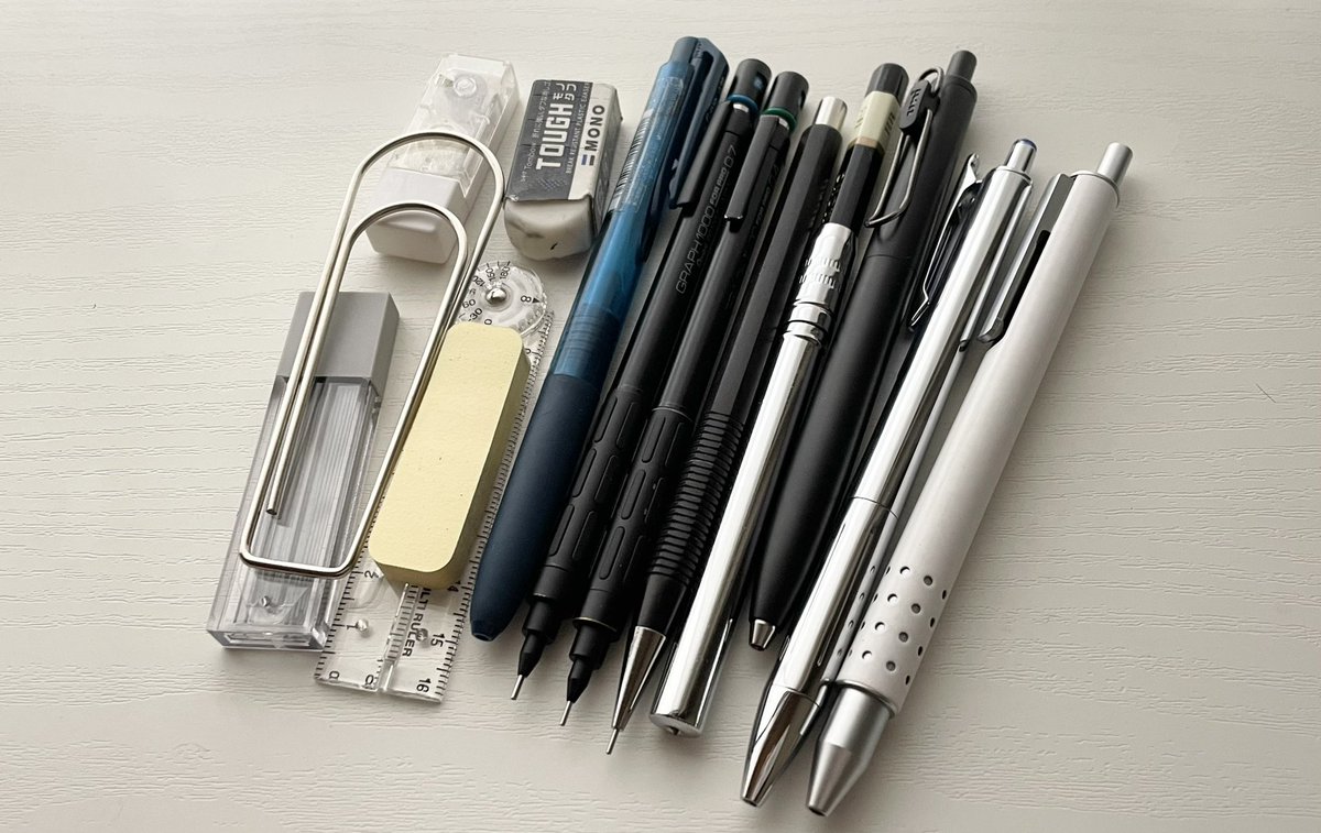 #筆箱紹介
約1年振り