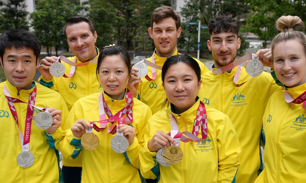 TableTennisAus's tweet photo. Phew...๐ฎโ๐จ what a year it was!
From the successes and records of #Tokyo2020 and European Tour to the inaugural #TTATour and participation programs galore, there is plenty to celebrate.
Take a look at the year that was as we say goodbye to 2021 โก๏ธ https://t.co/dnvEqsYMo6 https://t.co/dIHtwy3sZm