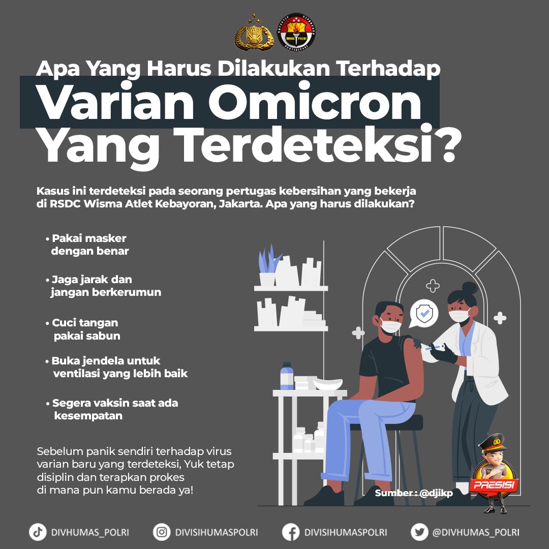 WinaraPutri7's tweet photo. Patuhi prokes untuk menghindari varian omicron #UtamakanPatuhiProkes
Dukung Percepat Vaksinasi https://t.co/Ws95zpCVh7