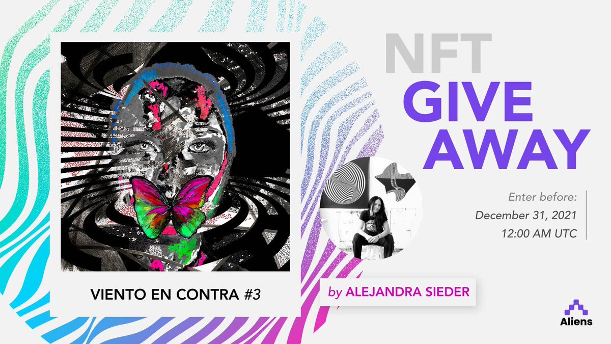 aliensapp's tweet photo. 🚨 GIVEAWAY 🚨 Aliens giveaways are back! This time, we collaborate with a super artsy project called Viento en Contra by @Soda_Factory_. 

Here’s how to enter:
1. Download Aliens (link in bio)
2. Tap participate on the giveaway tab
3. Follow the steps there

Good luck! ☺️ https://t.co/D9hen9cpxo