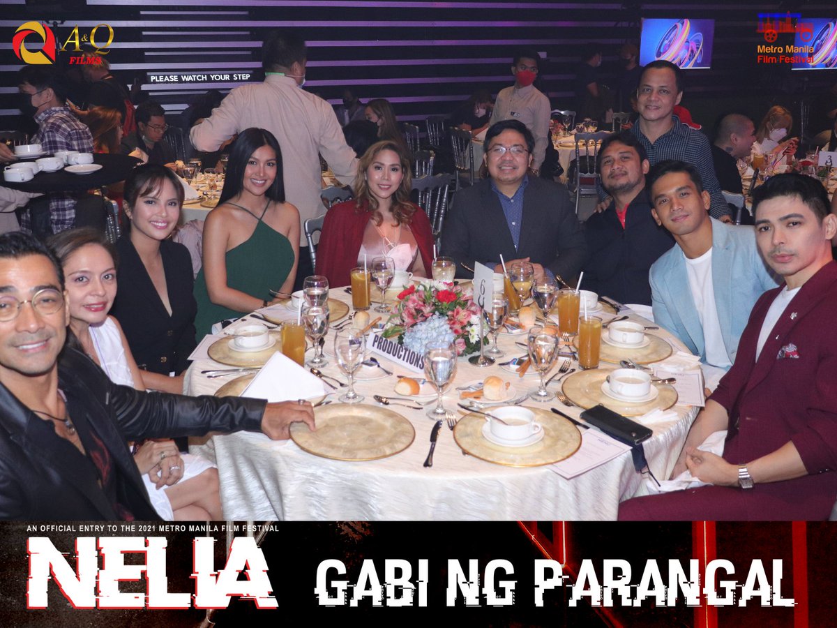 NeliaMovie's tweet photo. More photos of NELIA cast sa Gabi Ng Parangal! 
Palabas pa din ang NELIA sa mas maraming sinehan sa buong bansa! Huwag magpahuli! NELIA NOW SHOWING!

#MMFF2021Nelia
#MMFFNelia https://t.co/mwGwVS5qg2