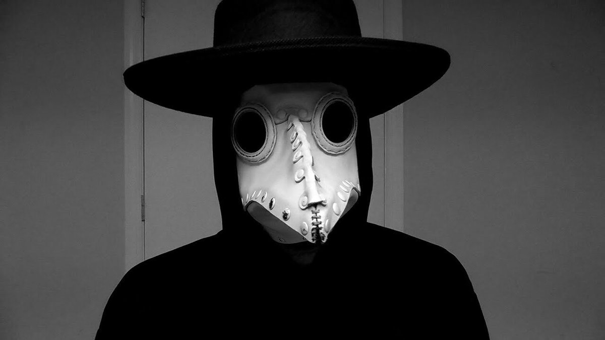 Ghost_ontape's tweet photo. This throw-back-Thursday the CDC recommends a return to the plague doctor mask #tbt https://t.co/HFGqz0fUKx