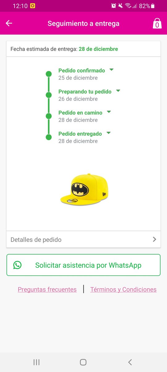 Kaleb_Negrito's tweet photo. Lo que ordené (gorra de batman) vs lo que me llegó (pulsera de harry potter)
¿Cómo hago la devolución?
@liverpoolmexico https://t.co/BzhU3kTLRV