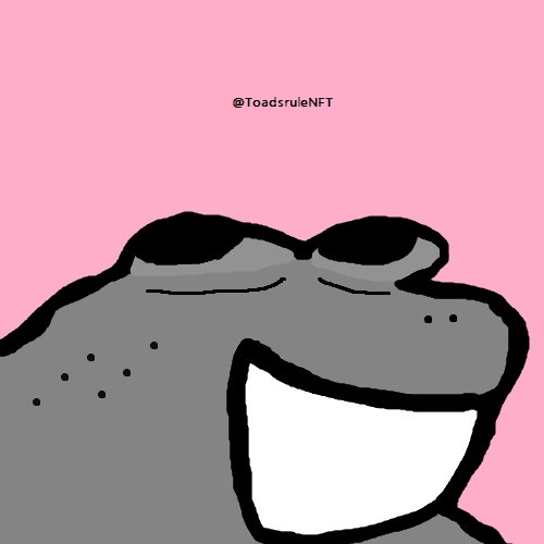 ToadsruleNFT's tweet photo. I thought I did a good job.

#NFT #NFTartists https://t.co/cV2Y3oegvA