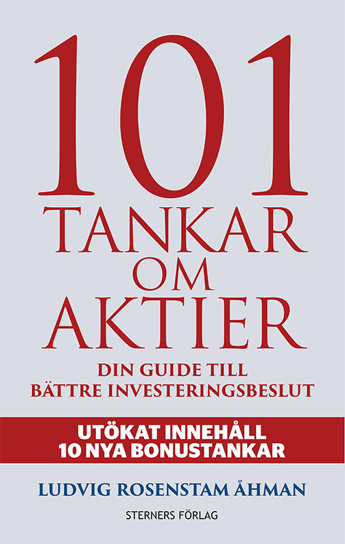 Vi pratar om 101 tankar om aktier 2.0 i #Sparpodden! Alltid trevligt att besöka <a href="/AlexanderGust/">Alexander Gustafsson</a>. Retweeta för att vara med i utlottningen av 1 📕. Avslutas torsdag kväll. Vinnaren utses fredag morgon! open.spotify.com/episode/277Tx9…
