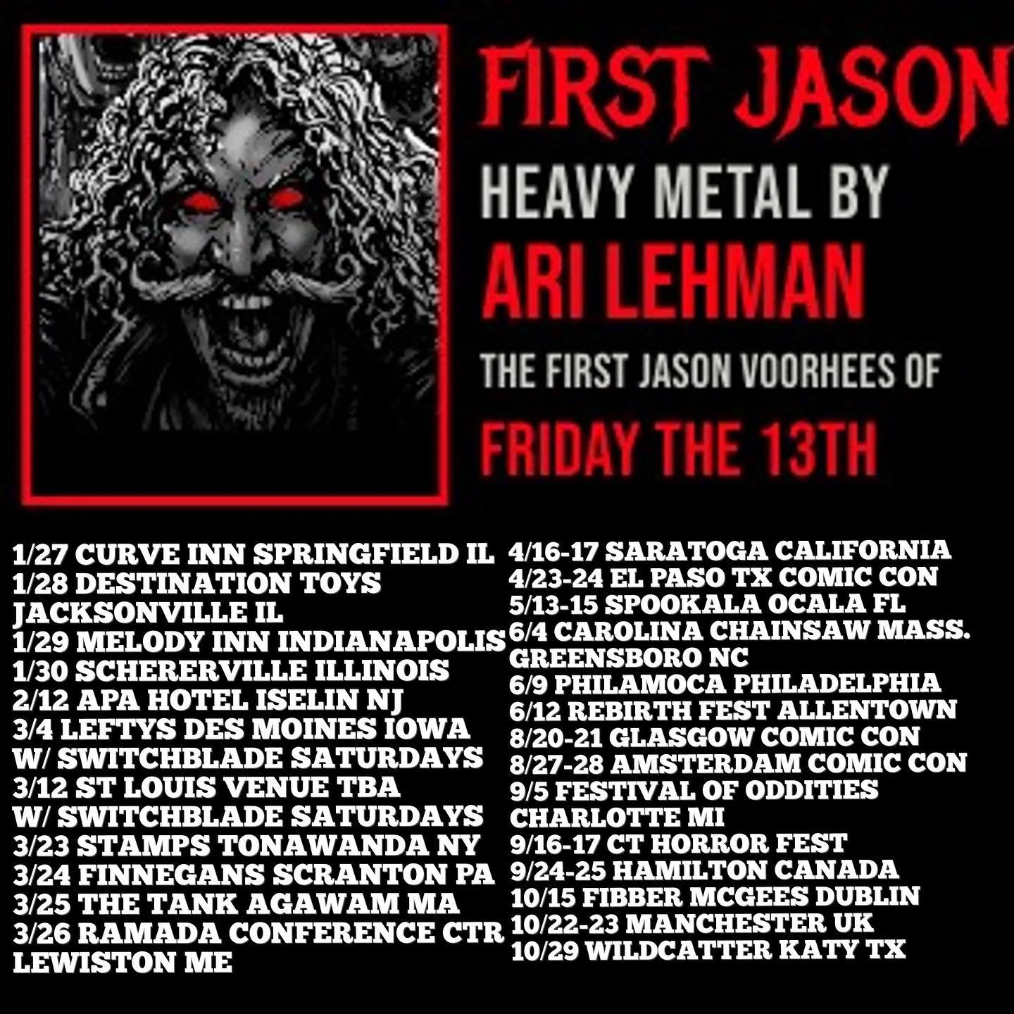 Lehman Fall 2022 Calendar تويتر \ Ari Lehman - First Jason على تويتر: "2022 First Jason Shows & Ari  Lehman Appearance Dates Confirmed So Far!!! More Info Soon…  Https://T.co/T4R8Hog2Rp #Arilehman #Firstjason #Og #Firstjasonband  #Horrormetal #Rockandroll #Rock #