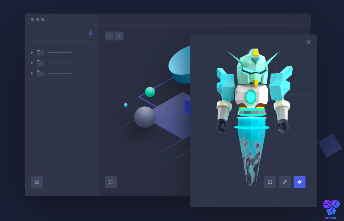 WORLD3_AI's tweet photo. Matrix World will feature convenient tooling for creators🛠️

We are creating a collection of tools that will enable users of any experience level to create objects and build scenes in Matrix World
#multichain #metaverse #onFlow https://t.co/74uEeJ2jdp