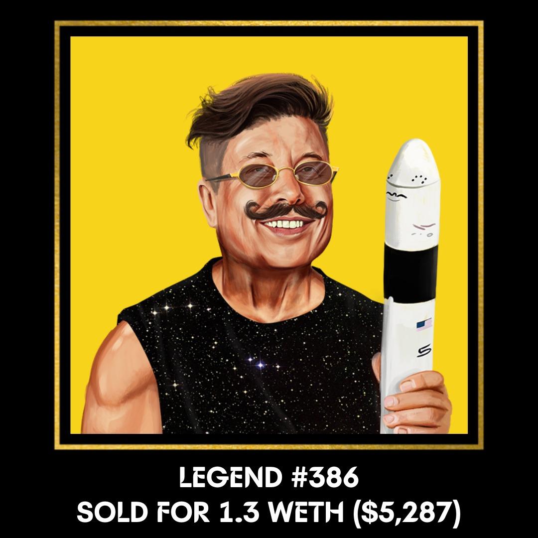 The Legendary <a href="/elonmusk/">Elon Musk</a> seems like a must to own.... Which Legend is your top favorite? 😎 #HappyDay #HOL