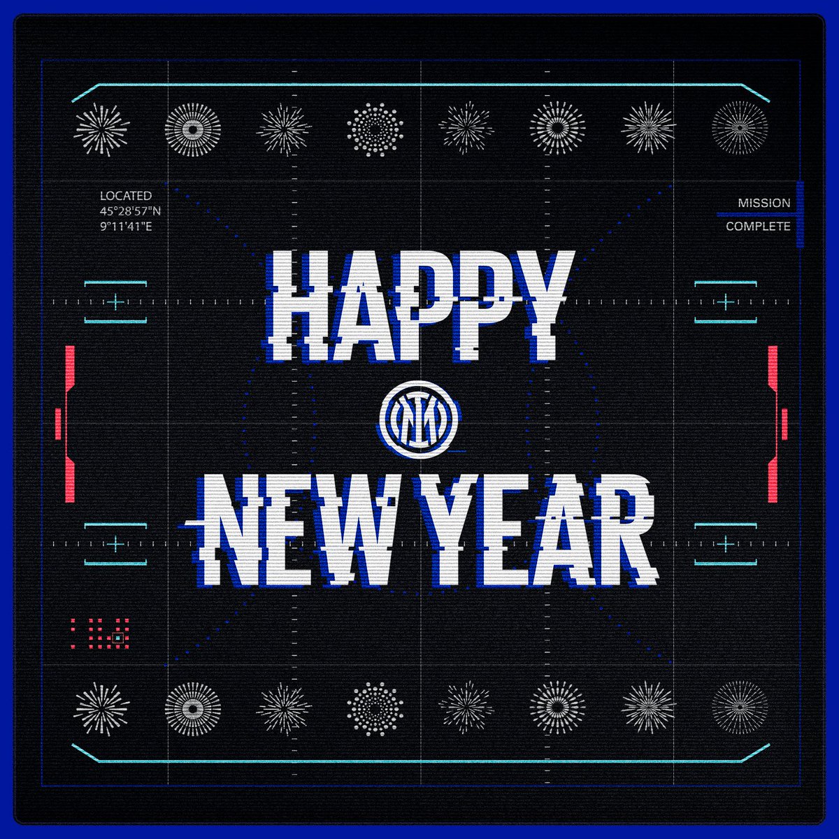 🎆 | BUON 2022 Tanti auguri di Felice Anno Nuovo interisti! 🎊🖤💙, image size:1200x1200