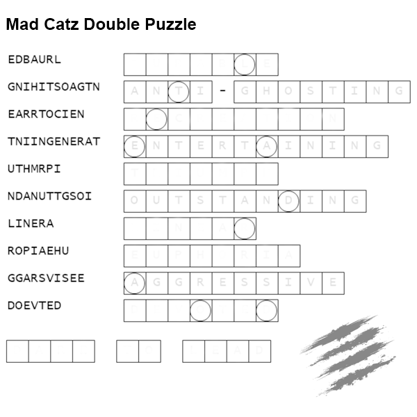 MadCatz's tweet photo. #Giveawaysalert
The last 20 hours to win Mad Catz Holiday Gamez Prize. A big gaming gear bundle: B.A.T. 6+, S.T.R.I.K.E. 4, and F.R.E.Q. 4 and one more mysterious prize.
Solve this double puzzle and submit the letters in the circles at the below link: https://t.co/qjundj87r1 https://t.co/CU8ghHKzJn