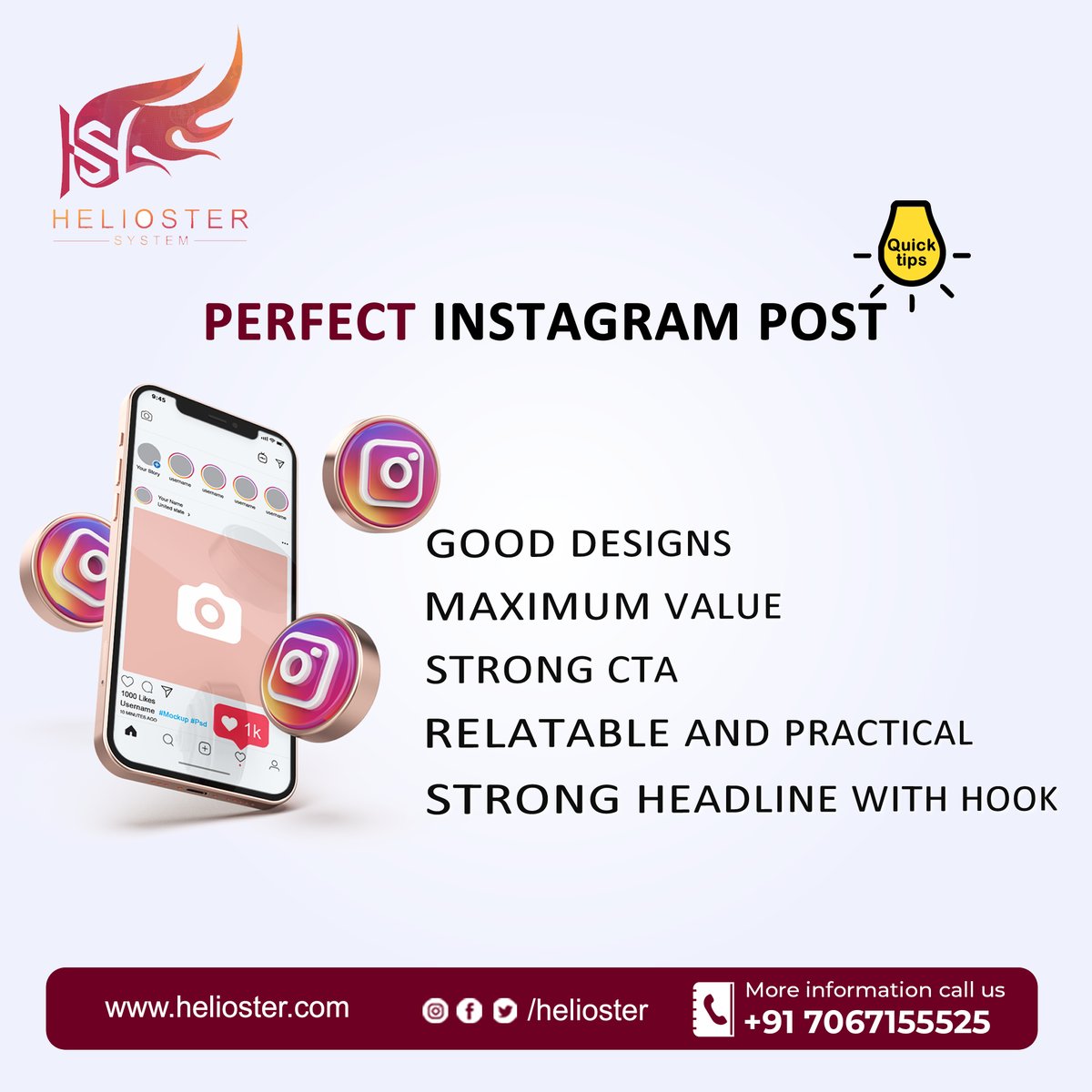 helioster1's tweet photo. Perfect Instagram Post..!
.
.
Contact Us:
📞 : +91 7067155525
📩 :https://t.co/1Im7bYRwos
.
#instagram #postings #itservices #socialgrowthmedia #socialmediaexpert #helioster #bestdigitalmarketingagency https://t.co/keApRDRAQ4