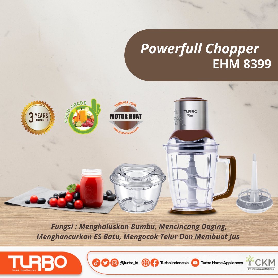 Ada Powerfull Chopper EHM 8399 Dark Brown Nih, Ada yang udah punya belum? 😊