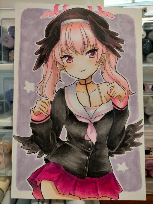 コハル

#ブルーアーカイブ 
#コピック 