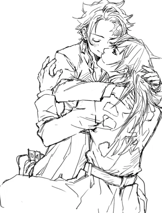今年も一年拙作(ここでは主にラクガキ)におつきあいありがとうございました😊
年末はちょっともぐって、年明けにお年賀ぽいのを⋯投下できたらいいな✍️ 