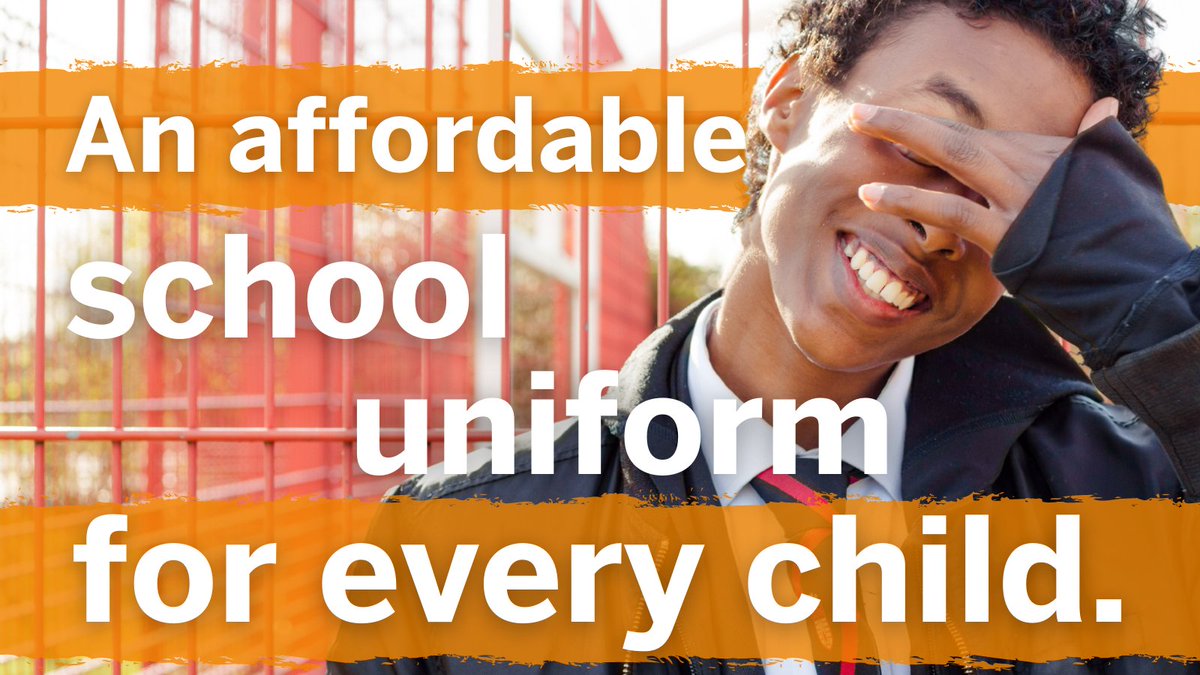 After years of campaigning to #CutTheCost, affordable school uniforms come into law next year 🗓

But schools still need to put this guidance into action. Share and help us spread the message so that by Autumn 2022, every school in the UK offers uniforms that families can afford.