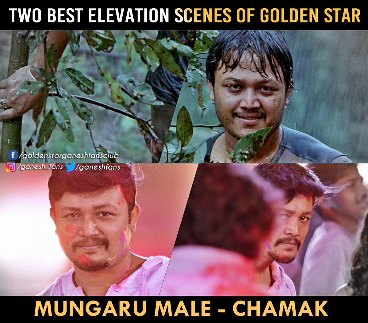 #15YearsForMungaruMale - #4YearsForChamak 🎉 

#MungaruMale #Chamak #GoldenStarGanesh #GaneshFans