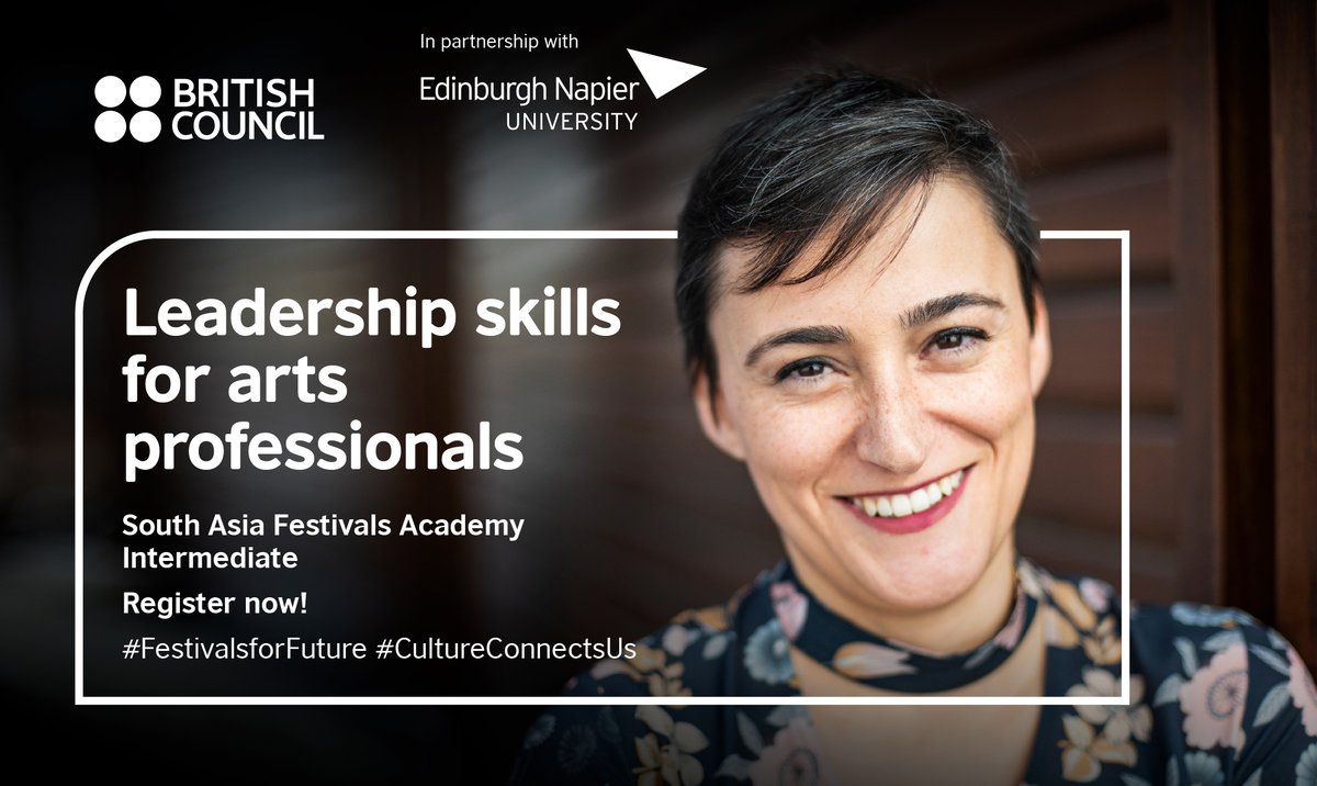 inBritish's tweet photo. DEADLINE EXTENDED!
Apply before 10 January 2022 for the South Asia Festivals Academy Intermediate course, specially designed for leaders in the South Asian festivals sector: https://t.co/TL1Ncf0c3A
#SAFestivalsAcademy #FestivalsforFuture https://t.co/JFbyukgyHM