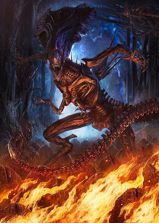 RT @RJCrowtherJr: @1carolinagirl Awesome, Jeanne! Fire it up! Alien Xenomorph Queen by Towery Hill. https://t.co/NUkUR8G6D9