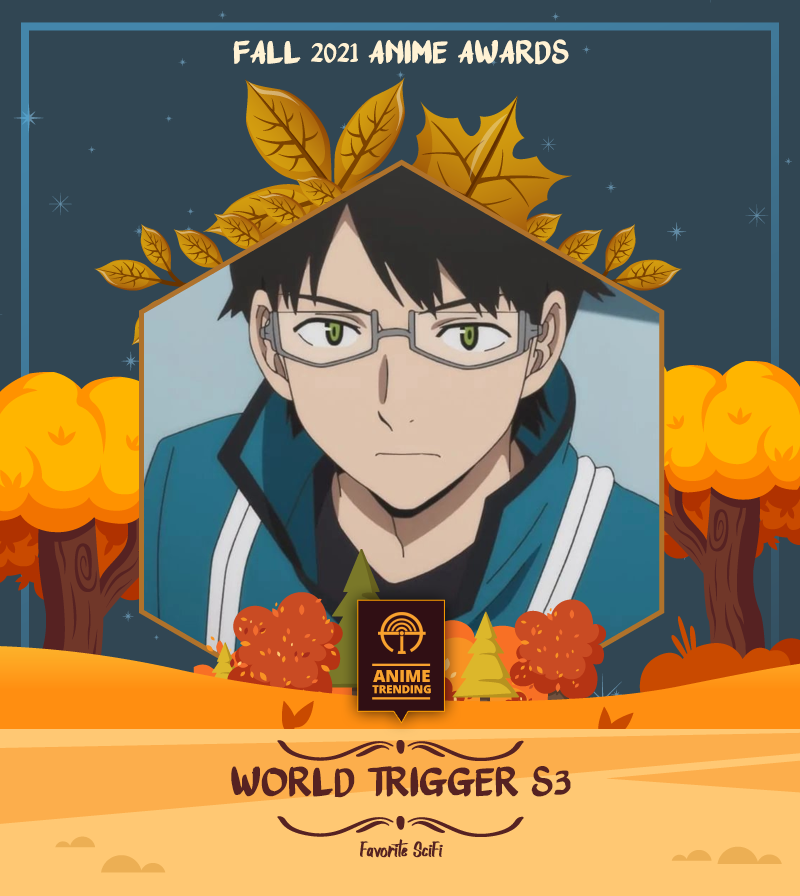 World Trigger ranked # 10 on Anime Trending for the Fall 2021