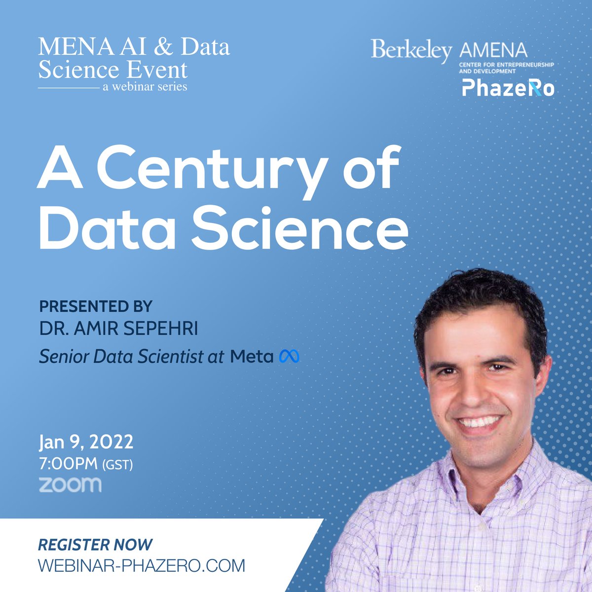 📽️A Century of Data Science 📊

In this talk, Dr. Amir Sepehri will give an overview of how we have utilized data throughout recent history, and how the practice has been evolving in the past few decades.

Register here:webinar-phazero.com

#phazero #oman #datascience