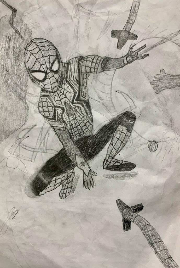 divyangsharma's tweet photo. My 11 years old son’s love for the Spider-Man. @TomHolland1996, a small gift from my son, Abhi 😊 https://t.co/I7sSY5Sb2z