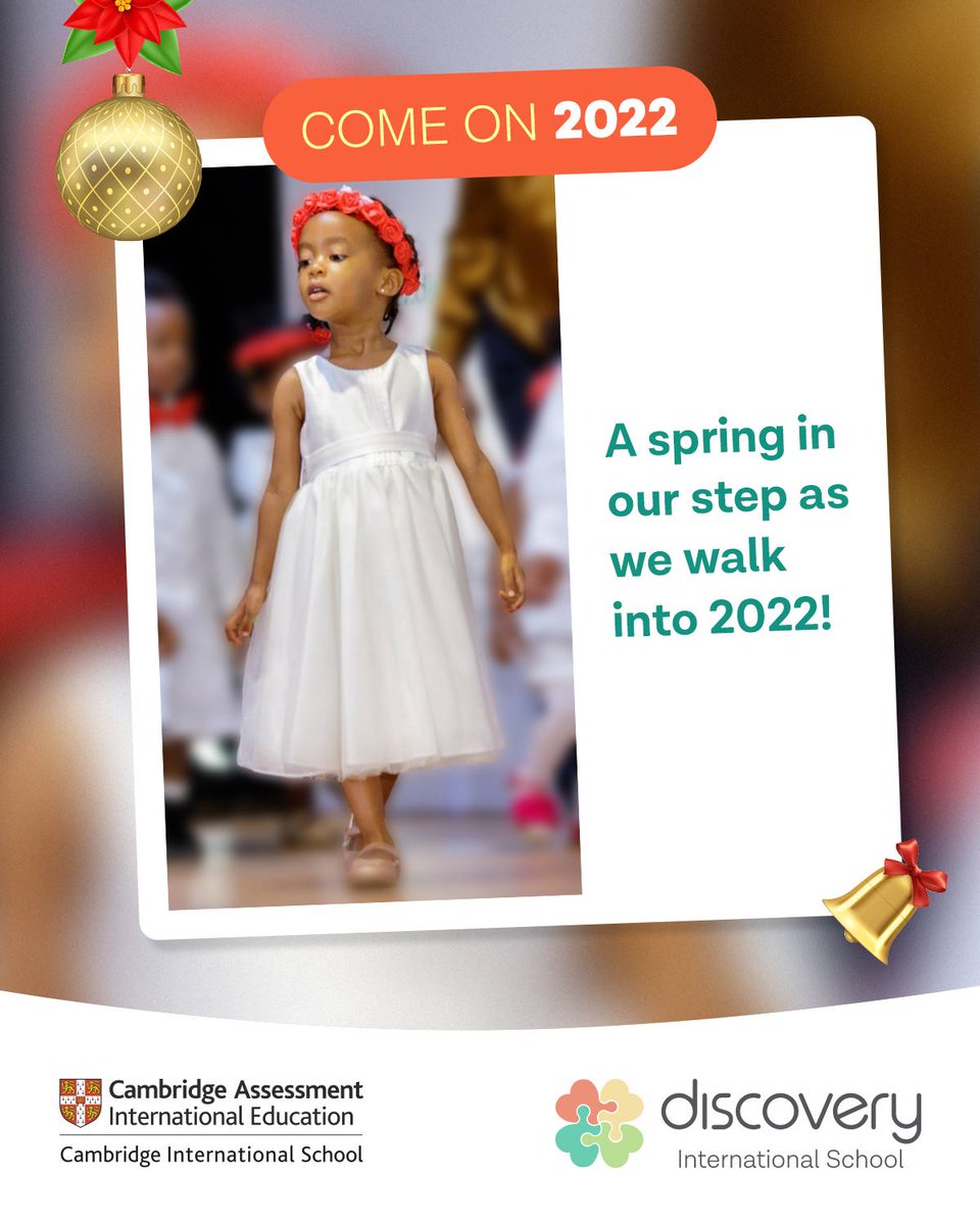 discoveryrwanda's tweet photo. 2022, we are ready for you!
With a fresh look at our big dreams,
And the enthusiasm to aim high,
one step,
and one new day - at a time!
#discoveryschoolrwanda #thediscoverydifference https://t.co/7gLfMZB9WB