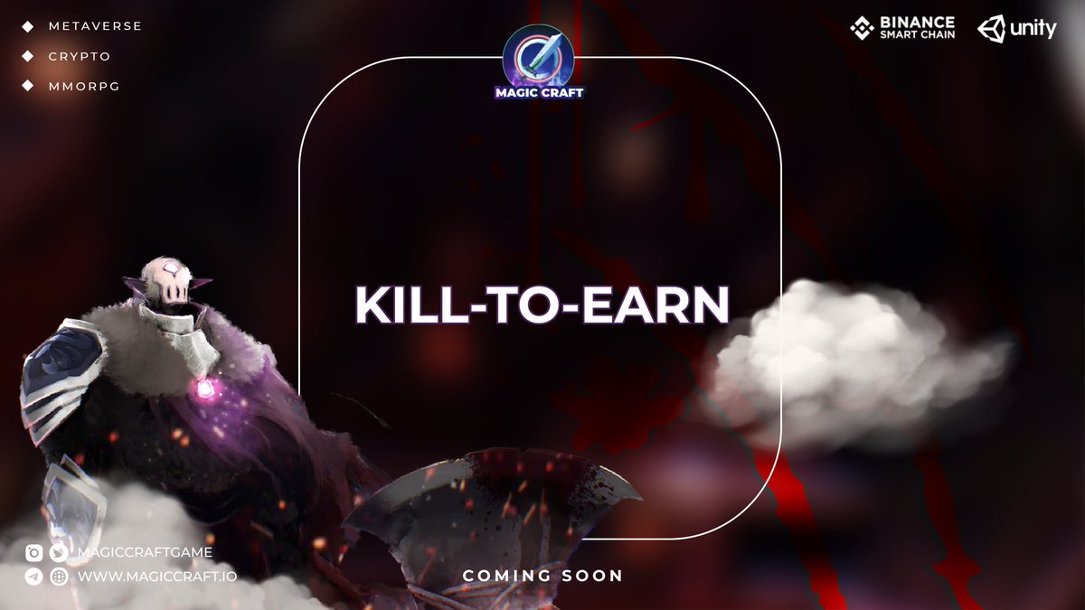 MagicCraftGame's tweet photo. #PlayToEarn is so yesterday, now #KillToEarn in the #MagicCraftGame ⚔️💀

#metaverse #GameFi https://t.co/OYSFhHrUbC