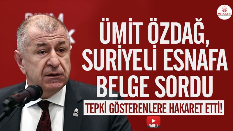 Sayın Ümit Özdağ, babayiğit milliyetçi isen git ABD Büyükelçiliği kapısına "Suriye'de ne işiniz var. Ne zaman defolup gideceksiniz ve bu mazlum insanlar yuvalarına dönecek?" de... Gücün o insanlara mı yetiyor. Hiç yakışmıyor...