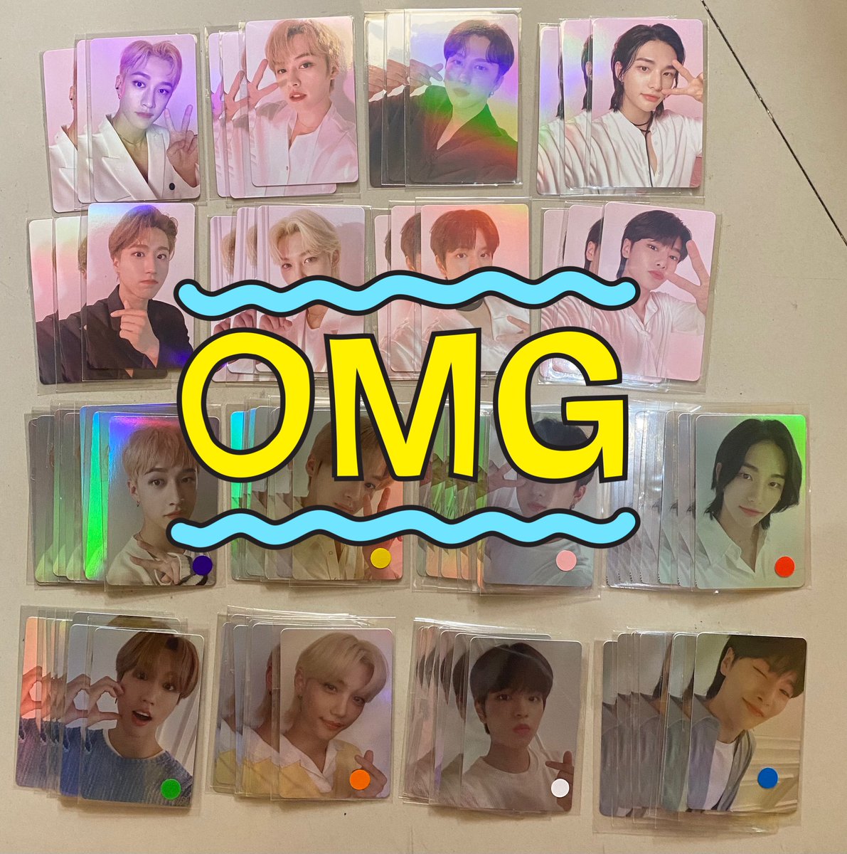onlyyouhan's tweet photo. WTS 
STRAY KIDS NACIFIC PHOTOCARDS

OT8 set pc (white or pink ver): $35

White: ✅✅✅
Pink: ✅✅✅

💰paypal f&amp;f
💓ems or tracked shipping from INA

DM me if you’re interested 😊

Skz wts wtb nacific photocard https://t.co/EbxfAU3UPJ