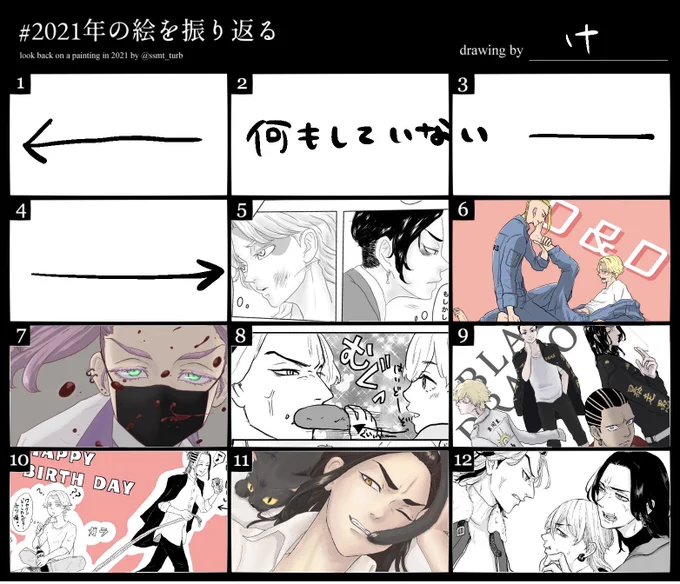 〜億年ぶりに絵を描くほど沼り、毎日楽しく過ごしております。
4月からの新参者で振り返っても白紙の期間があるけど、作ってみました。 