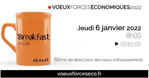 [#ExcellenceEntrepreneuriale]
Vœux des forces économiques - 100% digital - 6 janvier 2022 🎉

🎬  𝗦𝘂𝗶𝘃𝗲𝘇 𝗹𝗲 𝗱𝗶𝗿𝗲𝗰𝘁 𝗹𝗲 𝟲 𝗷𝗮𝗻𝘃𝗶𝗲𝗿 𝗮̀ 𝗽𝗮𝗿𝘁𝗶𝗿 𝗱𝗲 𝟳𝗵𝟰𝟱 𝘀𝘂𝗿 🌐 𝘃𝗼𝗲𝘂𝘅𝗳𝗼𝗿𝗰𝗲𝘀𝗲𝗰𝗼.𝗳𝗿

#breakfast #lille #lillemetropole #café #voeux
