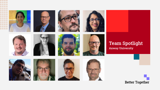 thierryAxway's tweet photo. Spotlight on the @Axway University Team: Discover how they achieve their goals with partners, customers, and employees by learning together. #BetterTogether https://t.co/BunO5o3gpM https://t.co/dF8L7iOIjG