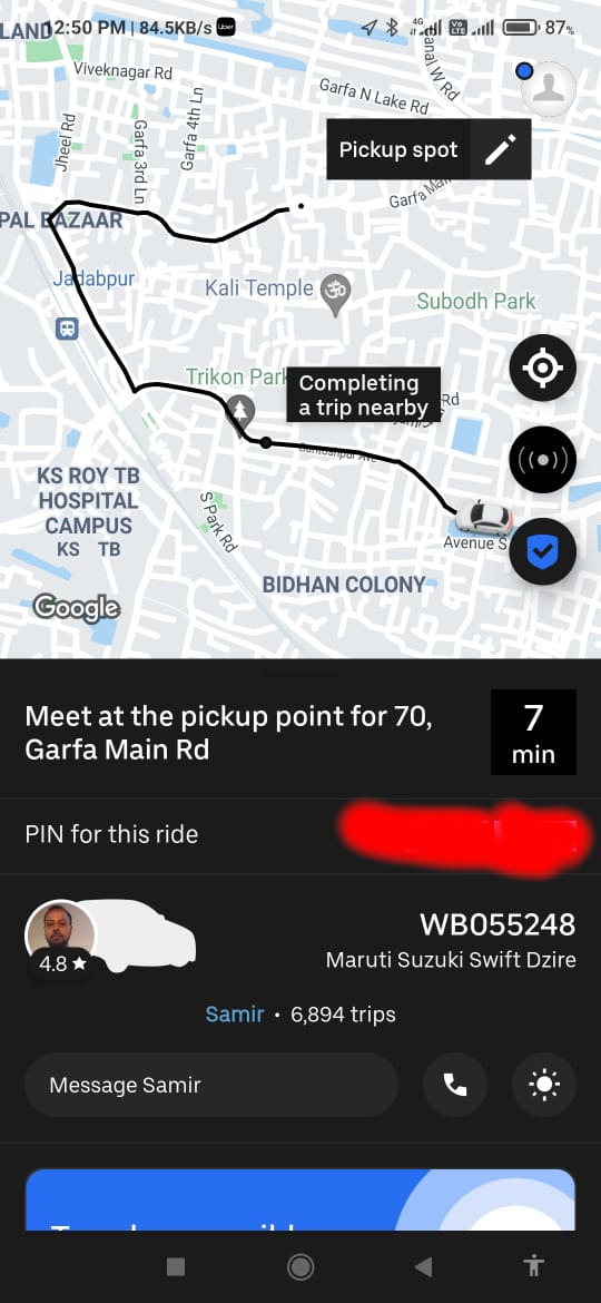 Thanks <a href="/Uber/">Uber</a> for letting your drivers cause harassment to my daughter - a minor girl, with your cancellation policy. Keep up the good work!!! 
<a href="/KPTrafficDept/">Kolkata Traffic Police</a> 
 <a href="/KolkataPolice/">Kolkata Police</a>