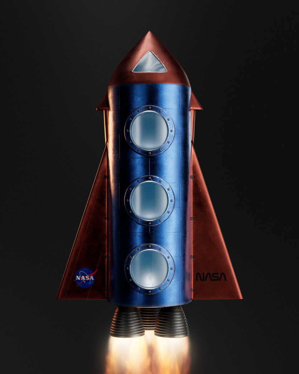 As soon as I saw the drawing sent in by Nicholas (<a href="/Seotasr/">Seotasr</a>) I knew I wanted to make a rendition of it! Love the colors and shape he chose, it was a ton of fun to work on! Hope you enjoy! 😄🚀
#kidsdrawrockets #render