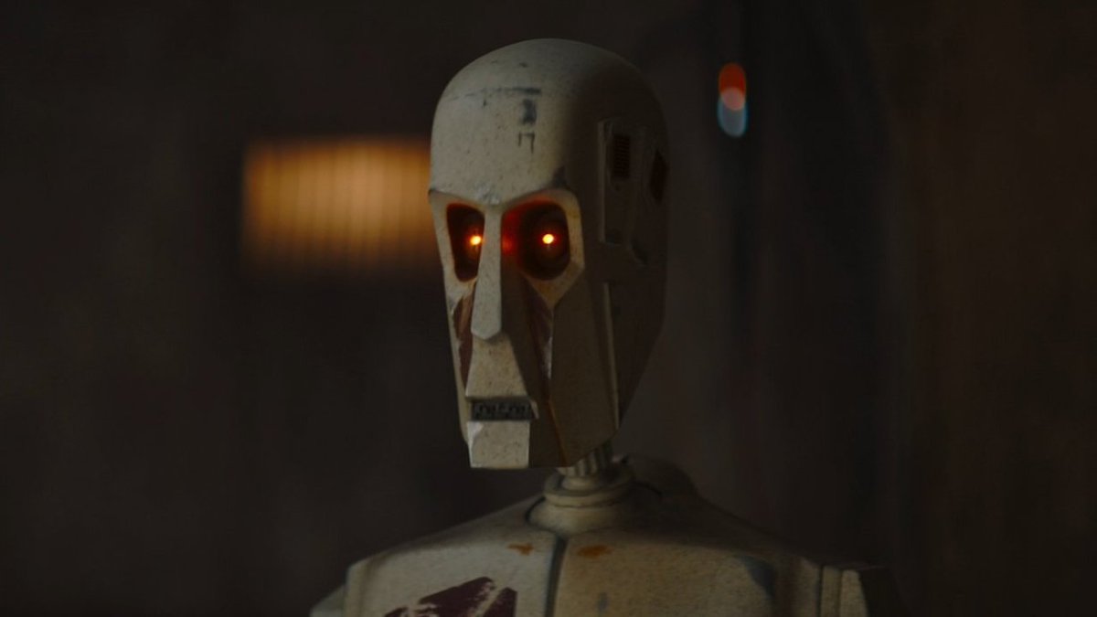 DefinitelyLewis's tweet photo. Matt Berry droid makes this automatic 10/10. #TheBookofBobaFett #StarWars https://t.co/b9iBOSDuml