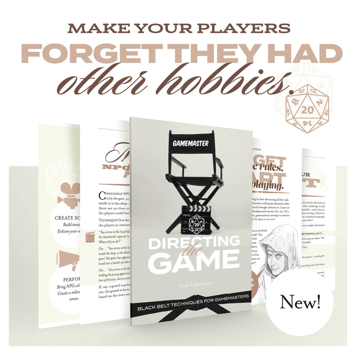 Ah0kk0's tweet photo. Make sure your players will prioritize your game over other activities and drool in anticipation of the next session.  #directingthegame #runequest #chaosium #harnmaster #wfrp #callofcthulhurpg #rpg #enemywithin #dotr #glorantha https://t.co/PDR4sUzdkA