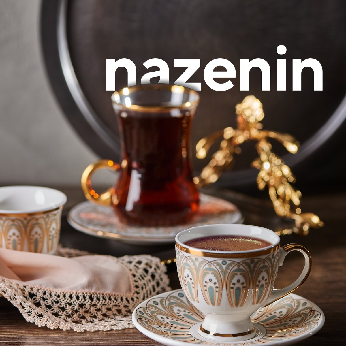 Nazenin kahve ve çay takımlarıyla, sohbet ortamlarınız daha keyifli, kahveleriniz daha özenli.

#eviniyihali #decorium #yaşam #life #gild #handmade