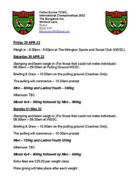 Felton Eccles Tug of War Club tweet media