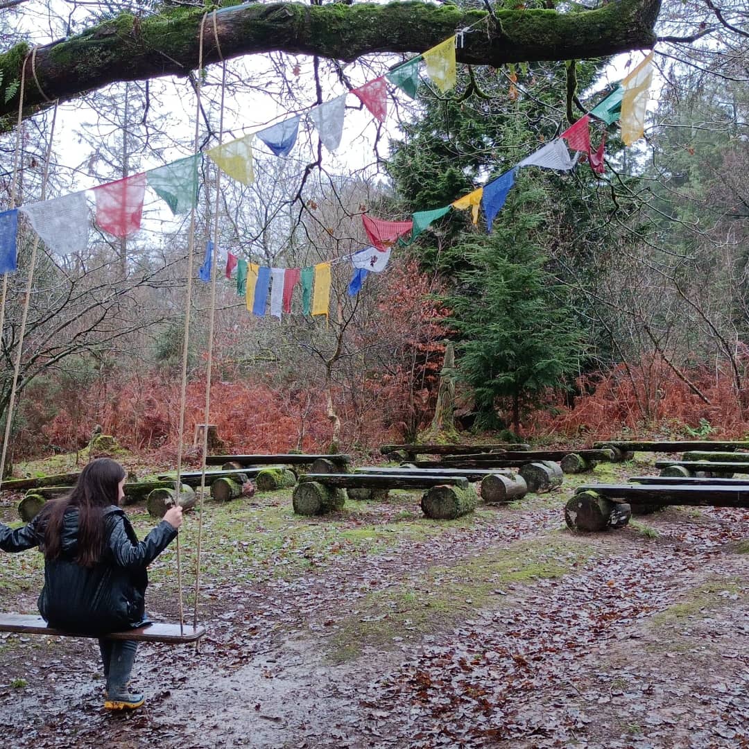 hannie_1024's tweet photo. @CotteridgeS Ellia found this amazing place in the middle of #Coombe woods and had a peaceful swing under a huge oak tree 🌳 https://t.co/zZ4xdzlejs