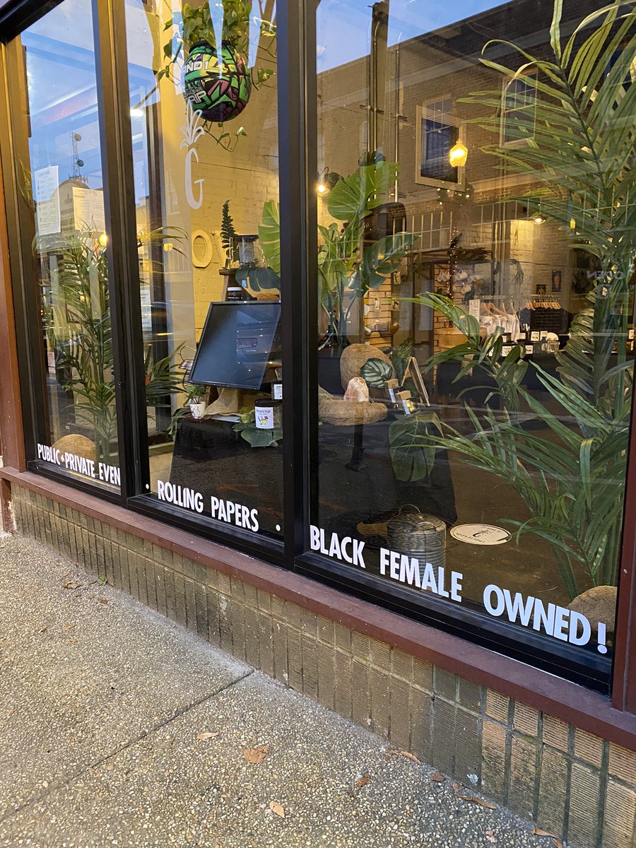 truegrowf's tweet image. Good morning, from a female black owned rolling paper herbal 420 friendly shop in downtown Suffolk, Virginia 🌿☀️💨