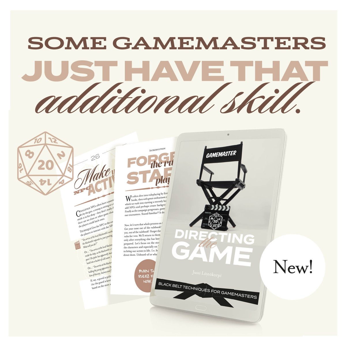 Ah0kk0's tweet photo. This book provides 30 Black Belt techniques for game masters to level up. Evolve your sessions with carefully curated d i r e c t i n g improvements. Get your copy now! https://t.co/Ut58ZXZcyt #directingthegame #runequest #harnmaster #wfrp #enemywithin https://t.co/PyxB3VEksY
