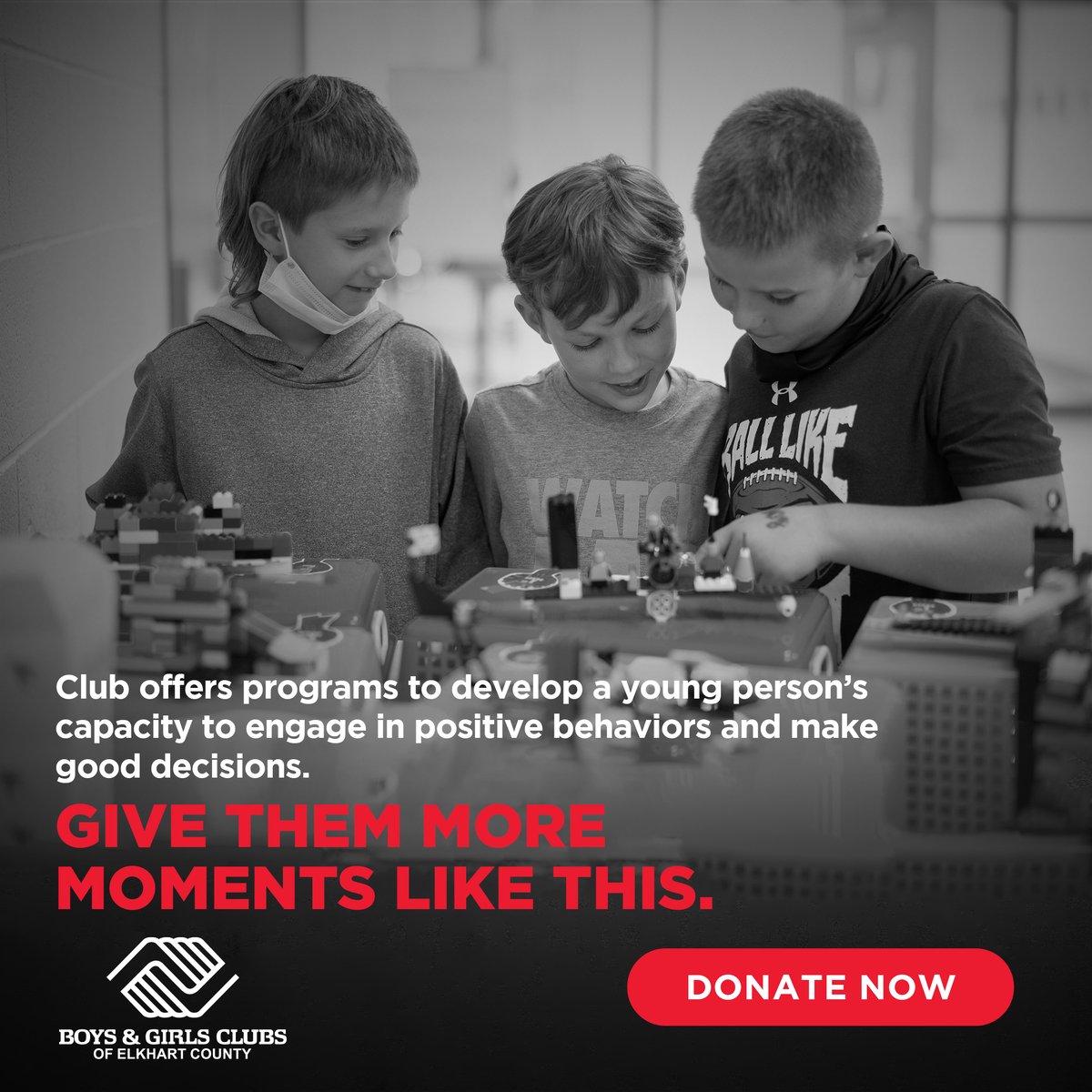 BGCElkCo's tweet photo. We're so close to our goal. Please help kids like these reach their full potential. You have three days to get the tax credit for your donation, but more importantly, you can start the new year making a difference in a young person's life. Click https://t.co/r05jw8qrJ2 to donate. https://t.co/WO9OsDFclb