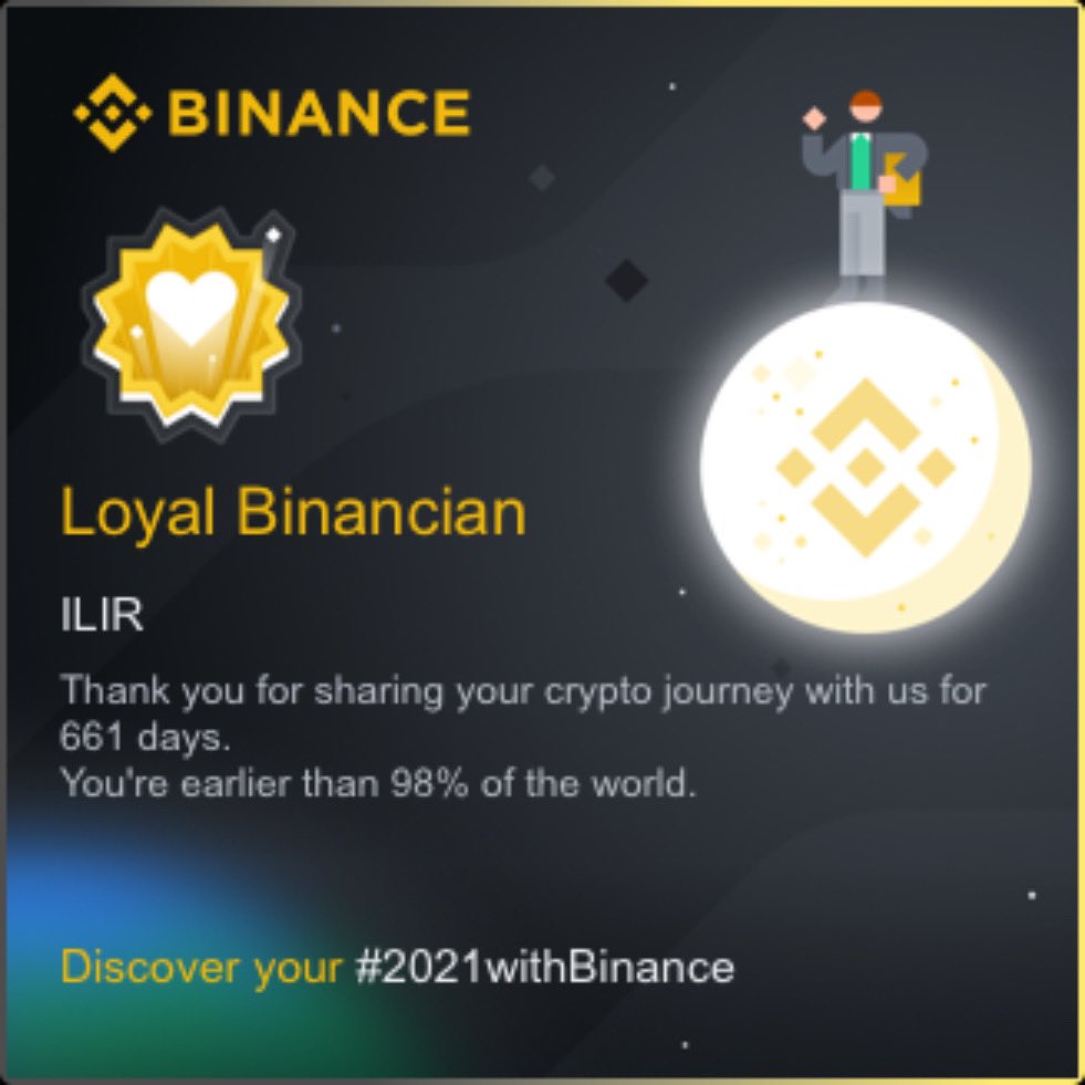 iilly01's tweet photo. THE JOURNEY HAS JUST STARTED! 

#2021withBinance 
#BNB 

Ready for 2022! https://t.co/bE0BaN6Nwl