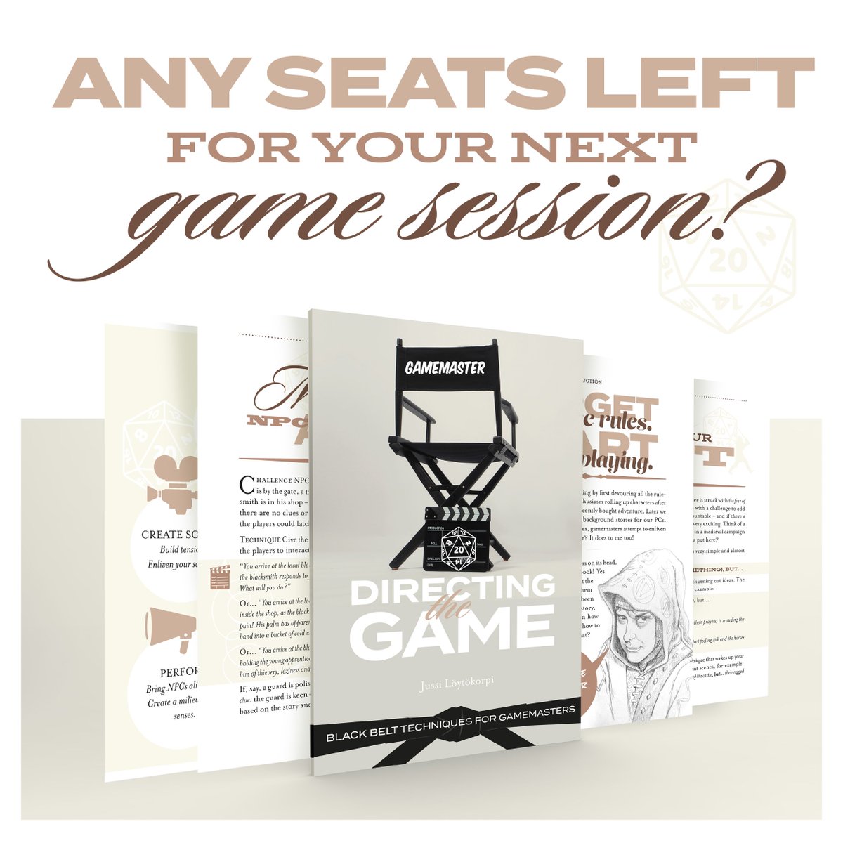 Ah0kk0's tweet photo. Amaze your players with a Manual of Increased Entertainment +3. Make sure your players will prioritize your game over other activities and drool in anticipation of the next session! #directingthegame #dnd5e #callofcthulhu #runequest #harnmaster #enemywhithin #chaosium #RPG https://t.co/b0HmZWWlbm
