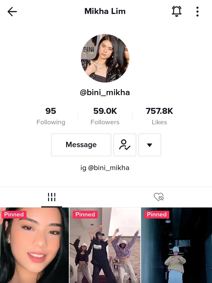 PJava24's tweet image. Happy 59k followers in Tiktok @bini_mikha 🤗😍🎉🎉

#Bini | @BINI_ph