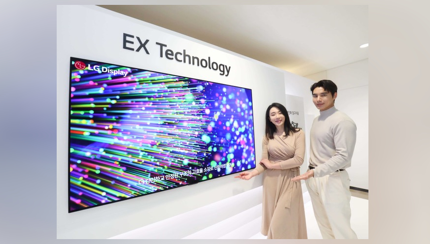 AVForums's tweet photo. Ahead of CES, LG Display has unveiled the new OLED EX panel technology that will power the new #OLED TVs coming in 2022.
https://t.co/JCCGKp8NYr
#LGDisplay #OLEDTVs #CES2022 https://t.co/fRhreLby85
