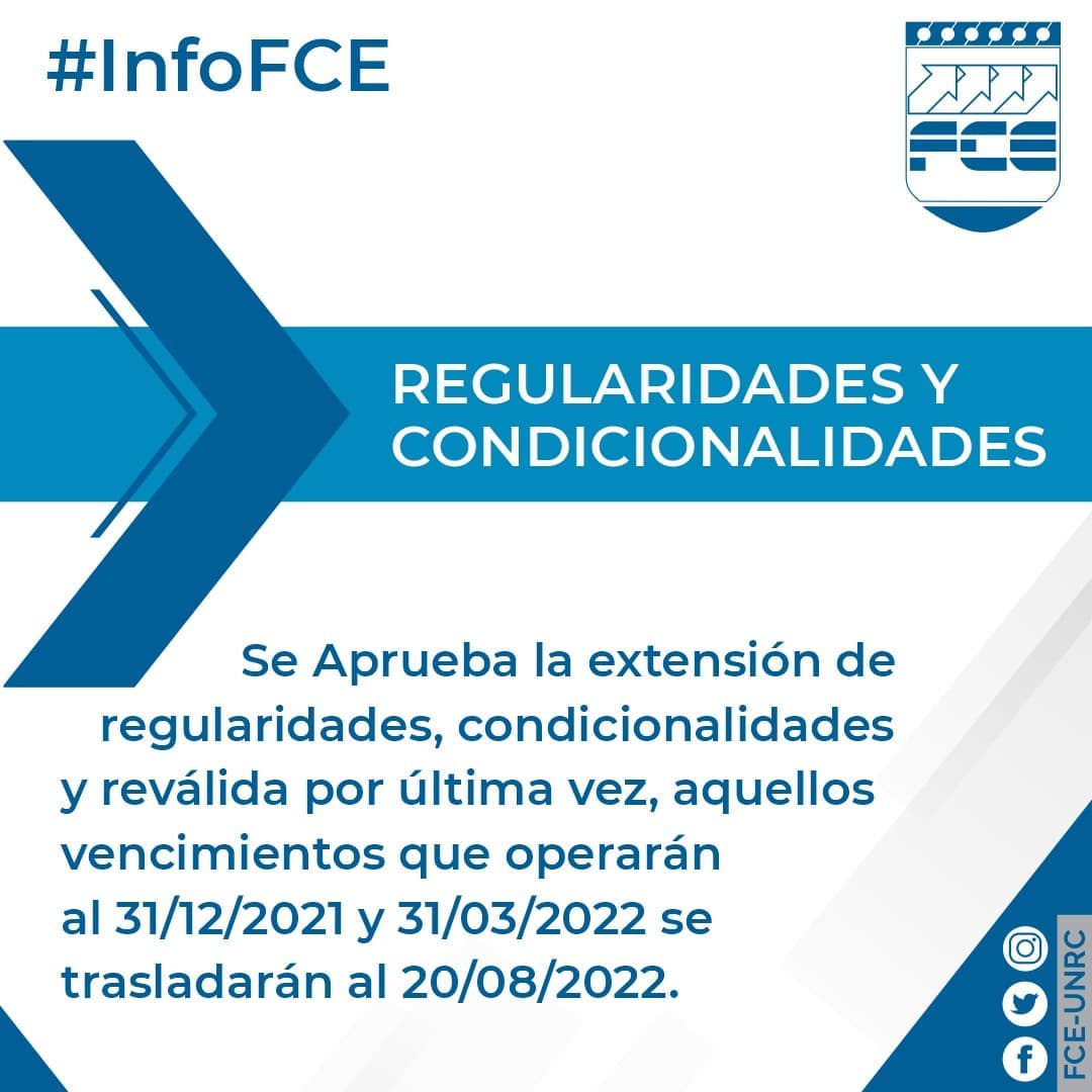 fceunrc's tweet photo. #InfoFCE importante❗
#FCEUNRC #alumnos #unrc #estudiantes — en Facultad de Ciencias Económicas - UNRC. https://t.co/TEfOw2JNmh