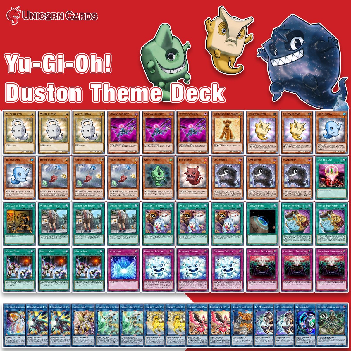 yugioh duston deck 2018 Amazon.com: Complete Custom Deck for Yu-Gi-Oh! 5D's main image 1